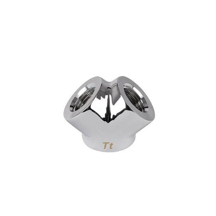 Thermaltake Pacific G1/4 Y Adapter - Chrome - وصلات أنابيب